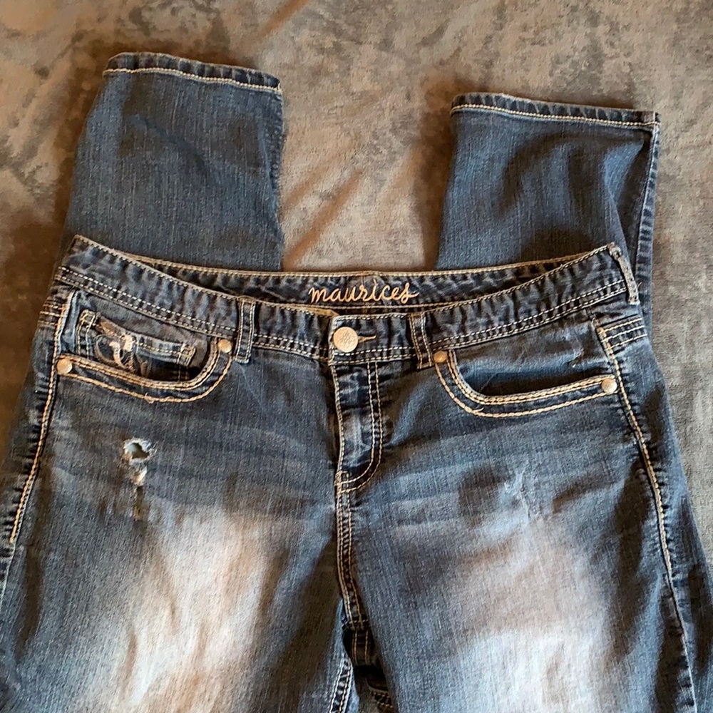 Maurice’s denim capris